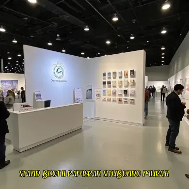 stand booth pameran situbondo murah